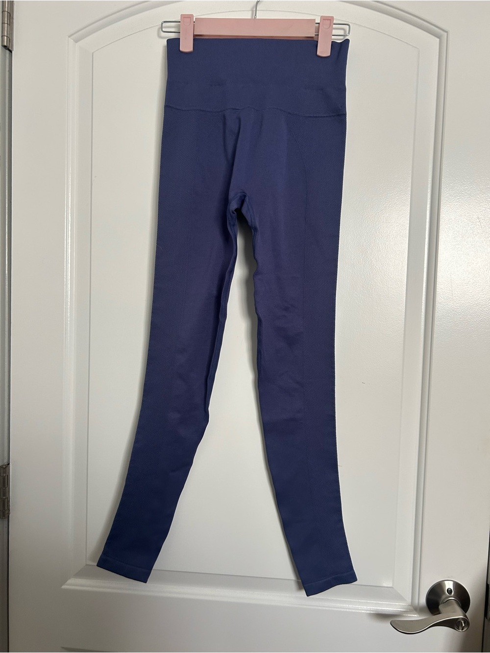 Spiritual Gangster Ribbed Purple Leggings Size XS/S Athleisure Workout Gym Chic